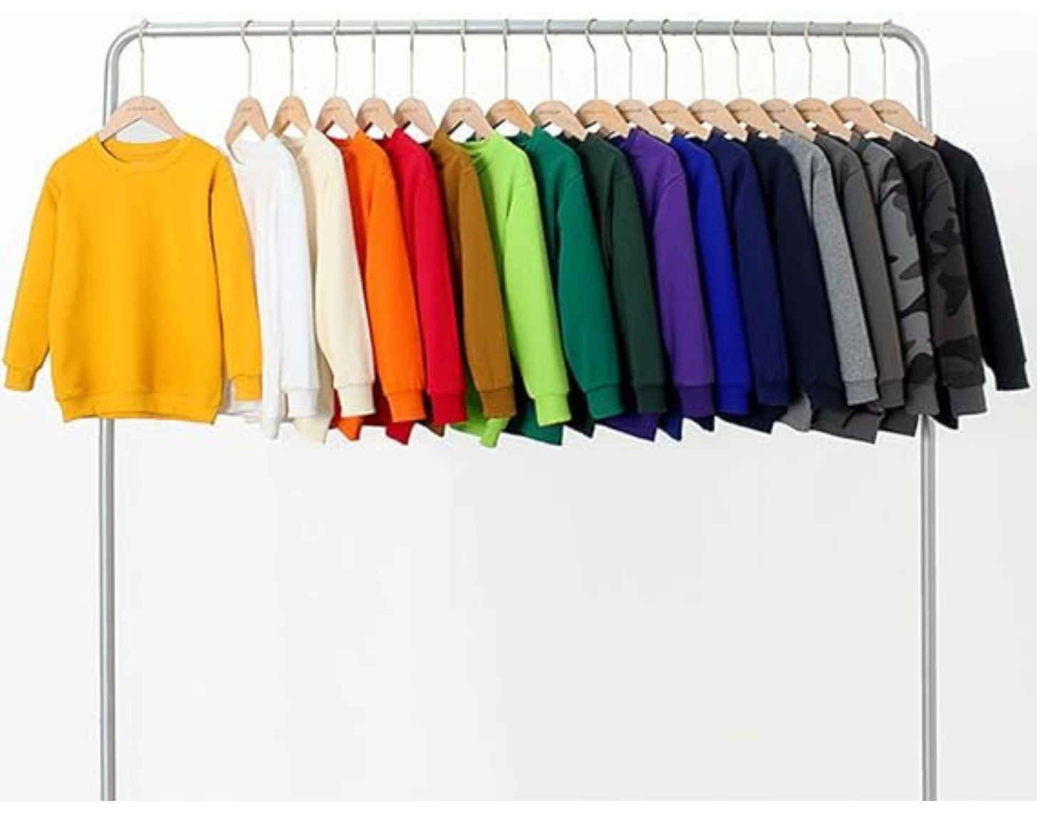 KISBINI Little Boys Crewneck Sweatshirt Long Sleeve Solid Tops for Kids