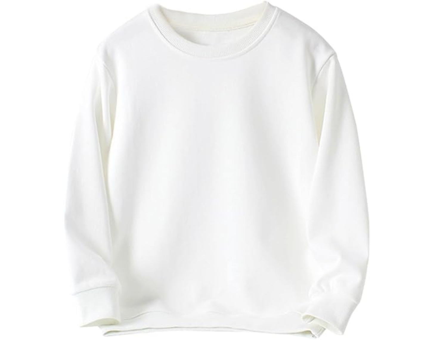 KISBINI Little Boys Crewneck Sweatshirt Long Sleeve Solid Tops for Kids