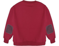 Kids Crewneck Sweatshirt 12 Months-8 Years, Soft Cotton Long Sleeve Solid Tops for Boys and Girls, Casual Daily Wear