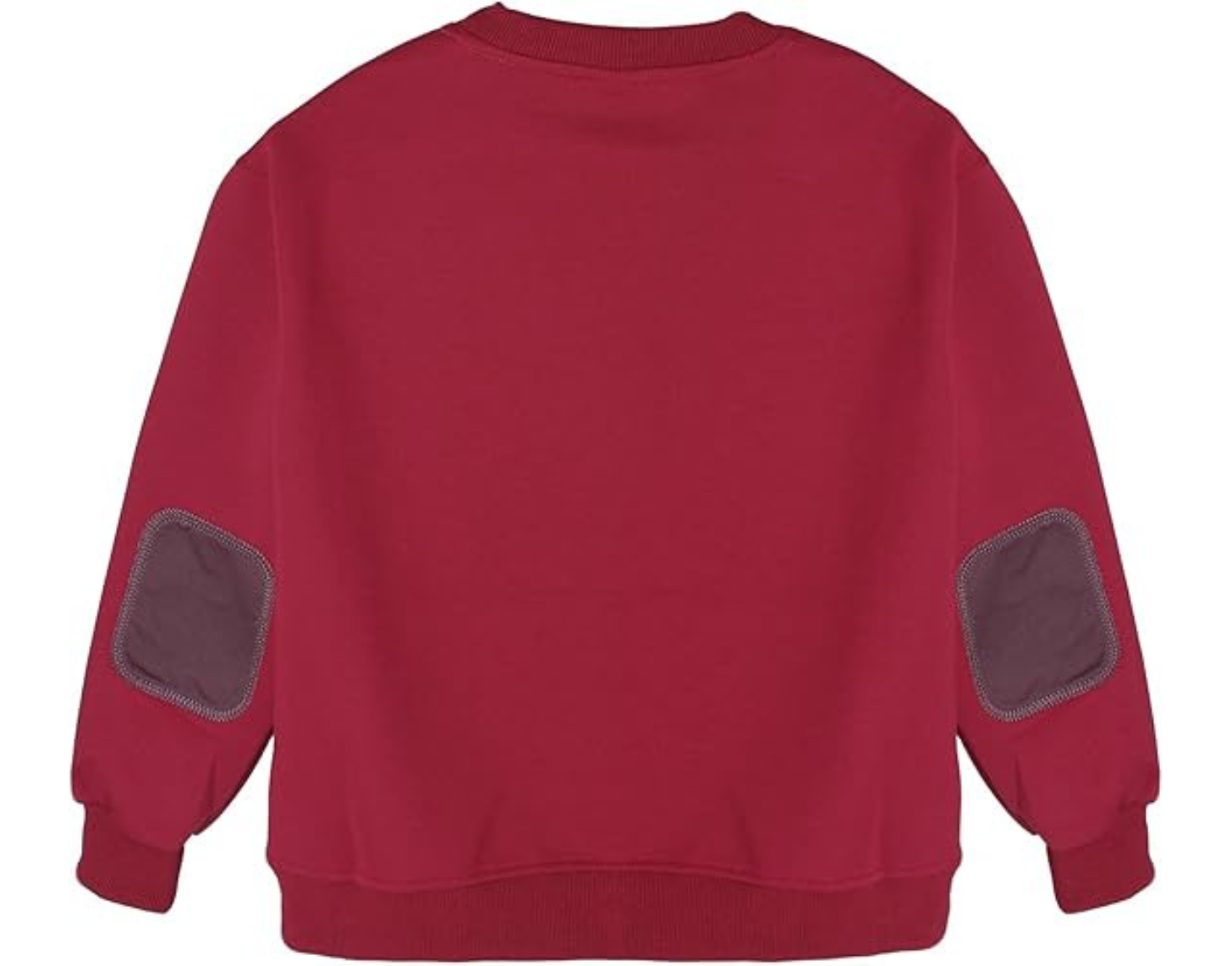 Kids Crewneck Sweatshirt 12 Months-8 Years, Soft Cotton Long Sleeve Solid Tops for Boys and Girls, Casual Daily Wear