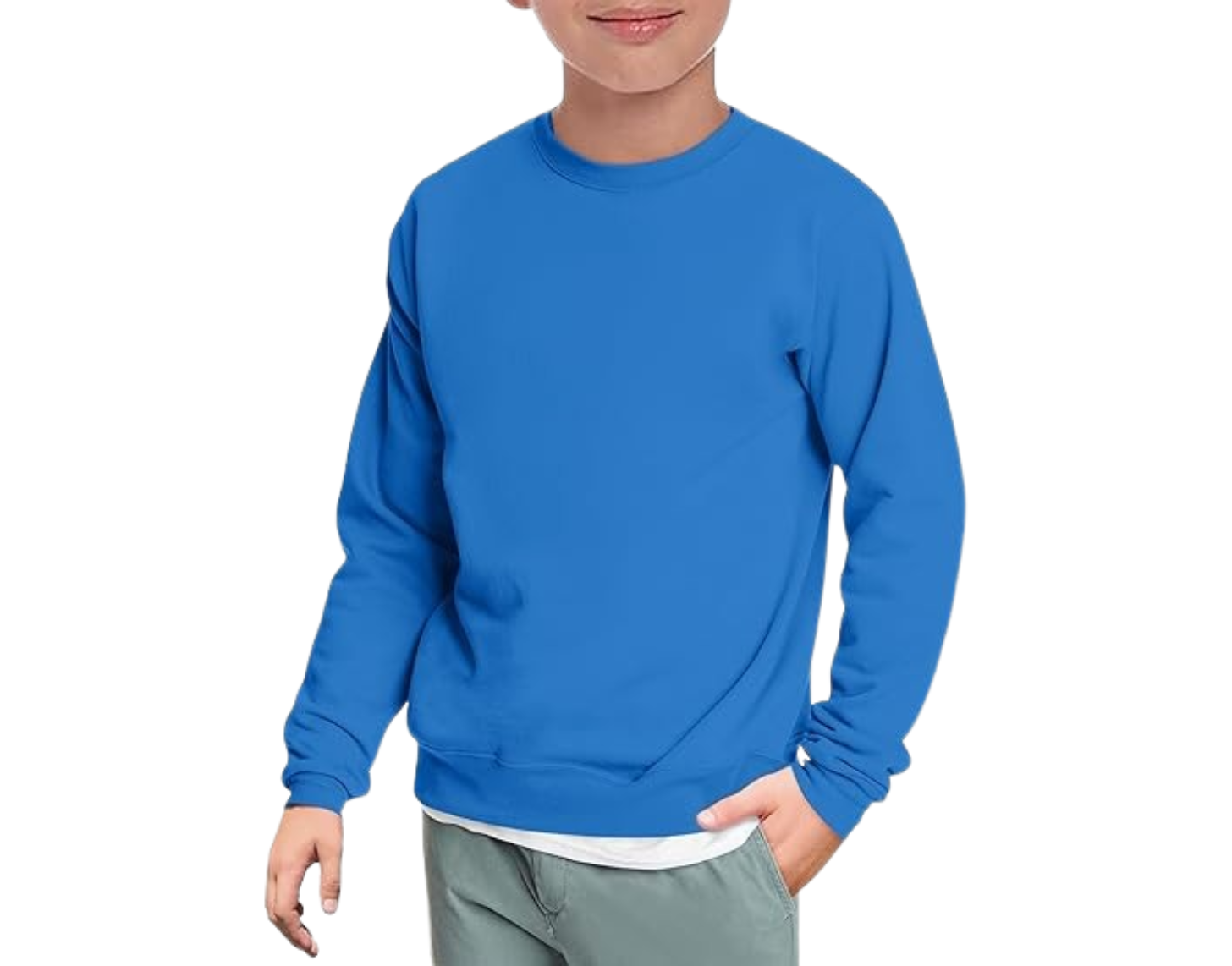 Haloumoning Boys Crewneck Pullover Sweatshirts Kids Youth Casual Long Sleeve Shirts 5-14 Years