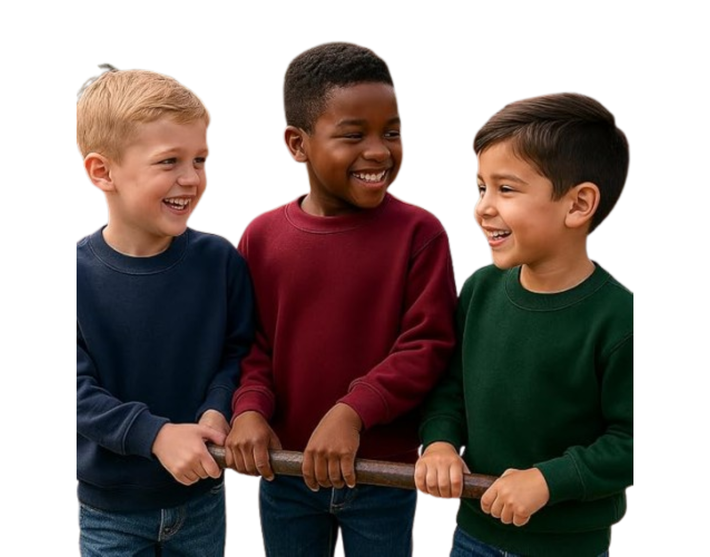 ClassExceed Boys’ School Sweatshirt | Cotton-Blend Fleece Pullover for Uniform & Casual Wear | School Crewneck
