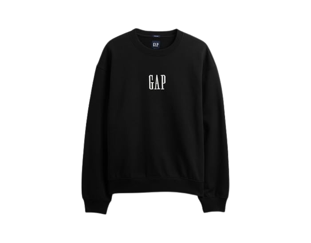GAP Men's Logo Crewneck Fleece Sweatshirt