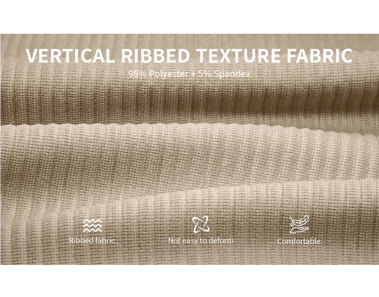 Men's Ribbed Short Sleeve T-Shirt(Only), Casual Crew Neck Tee with Split Hem & Vertical Stripe Streetwear for Summer