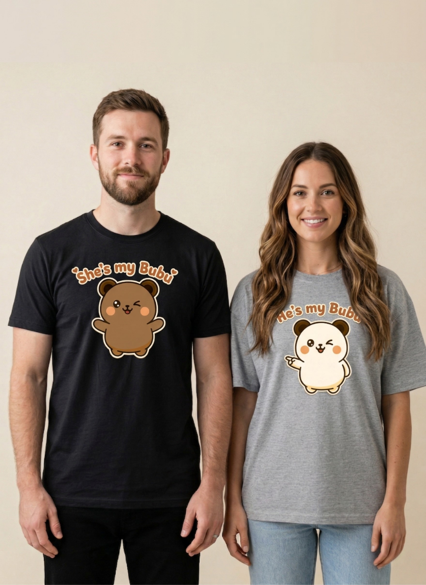 She,s my Bubu Couple Couple T-Shirt