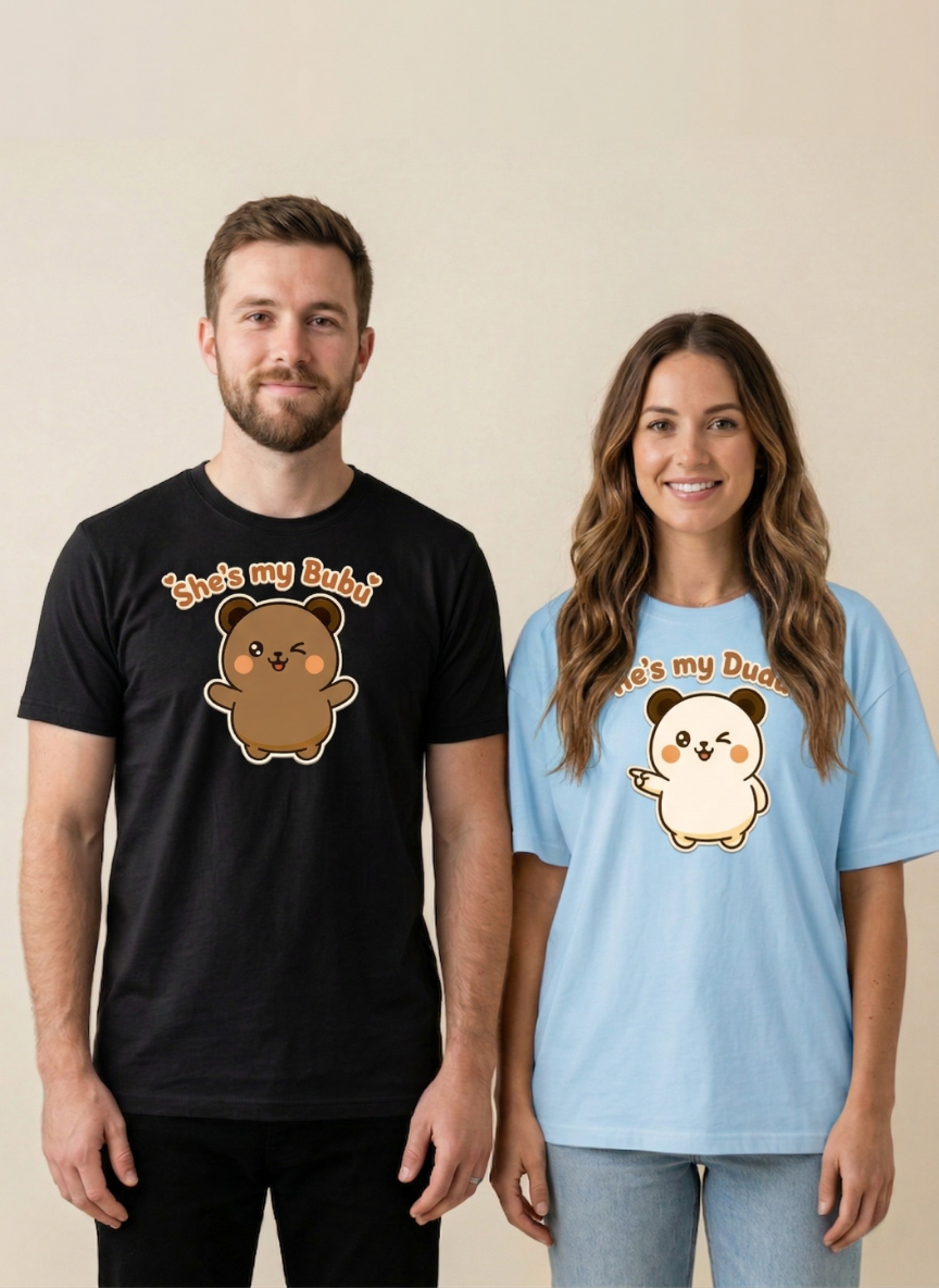 She,s my Bubu Couple Couple T-Shirt