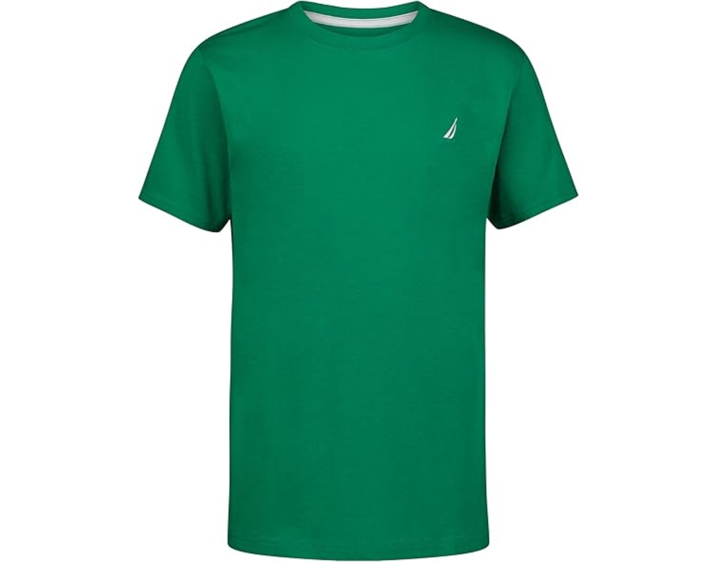 Nautica Boys' Short Sleeve Solid Crew Neck T-Shirt, Soft, Comfortable, Relaxed Fit