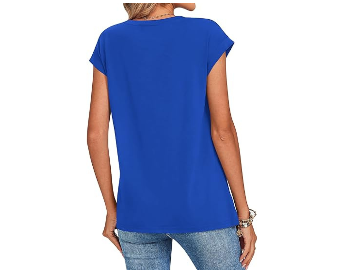 Zeagoo Womens Tops Summer Casual Cap Sleeve Tshirts Shirts Business Dressy Spring Fashion Outfits Trendy Clothes