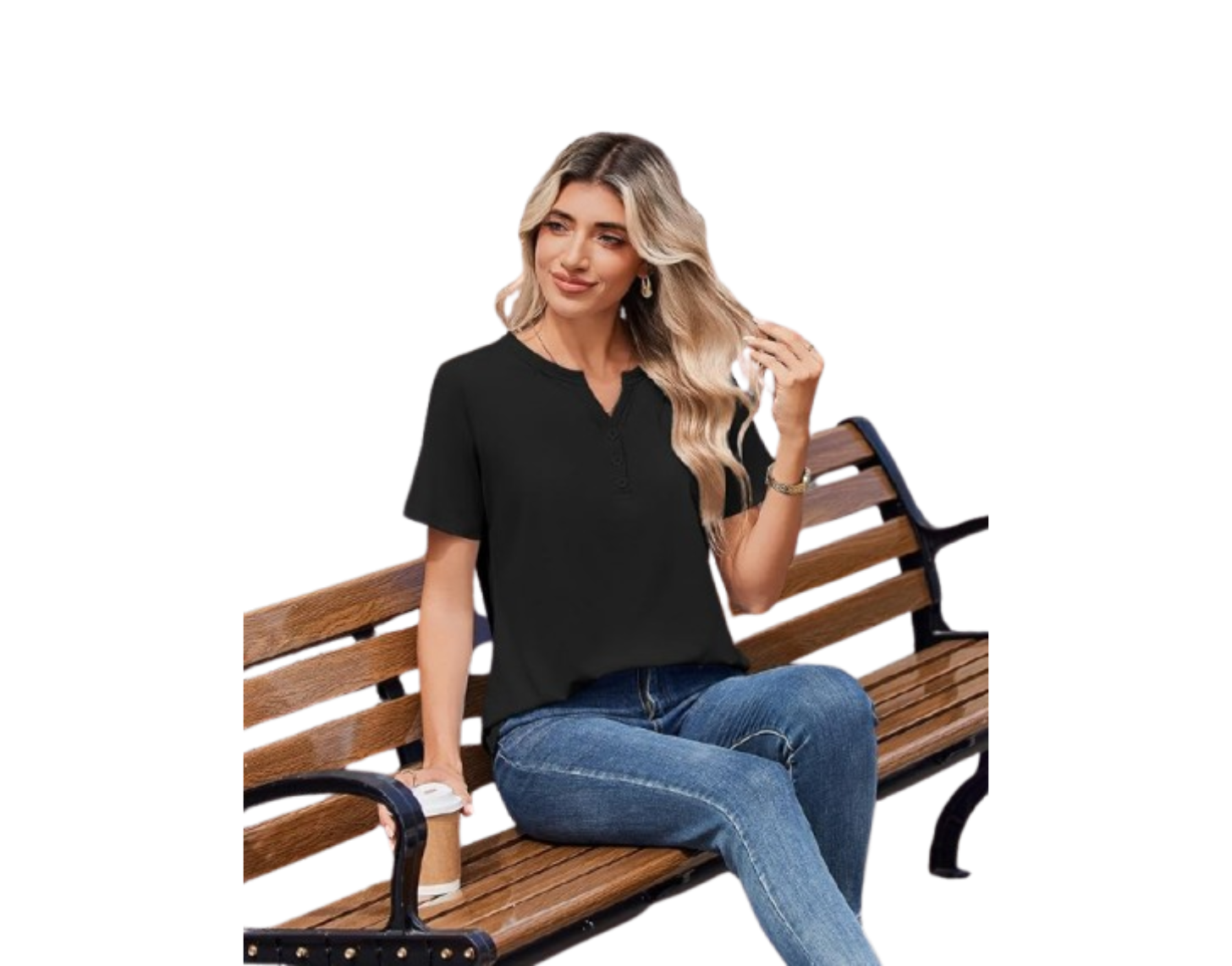 Zeagoo Womens Summer Tops V Neck Short Sleeve Shirts Dressy Casual Blouse Spring Vacation Tshirts Clothes