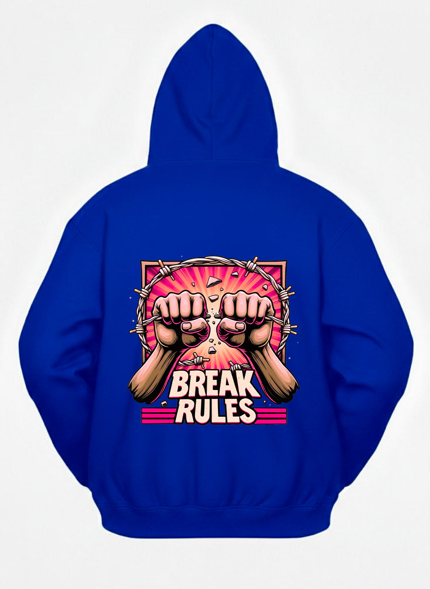 Customized Break Rules Hoodies