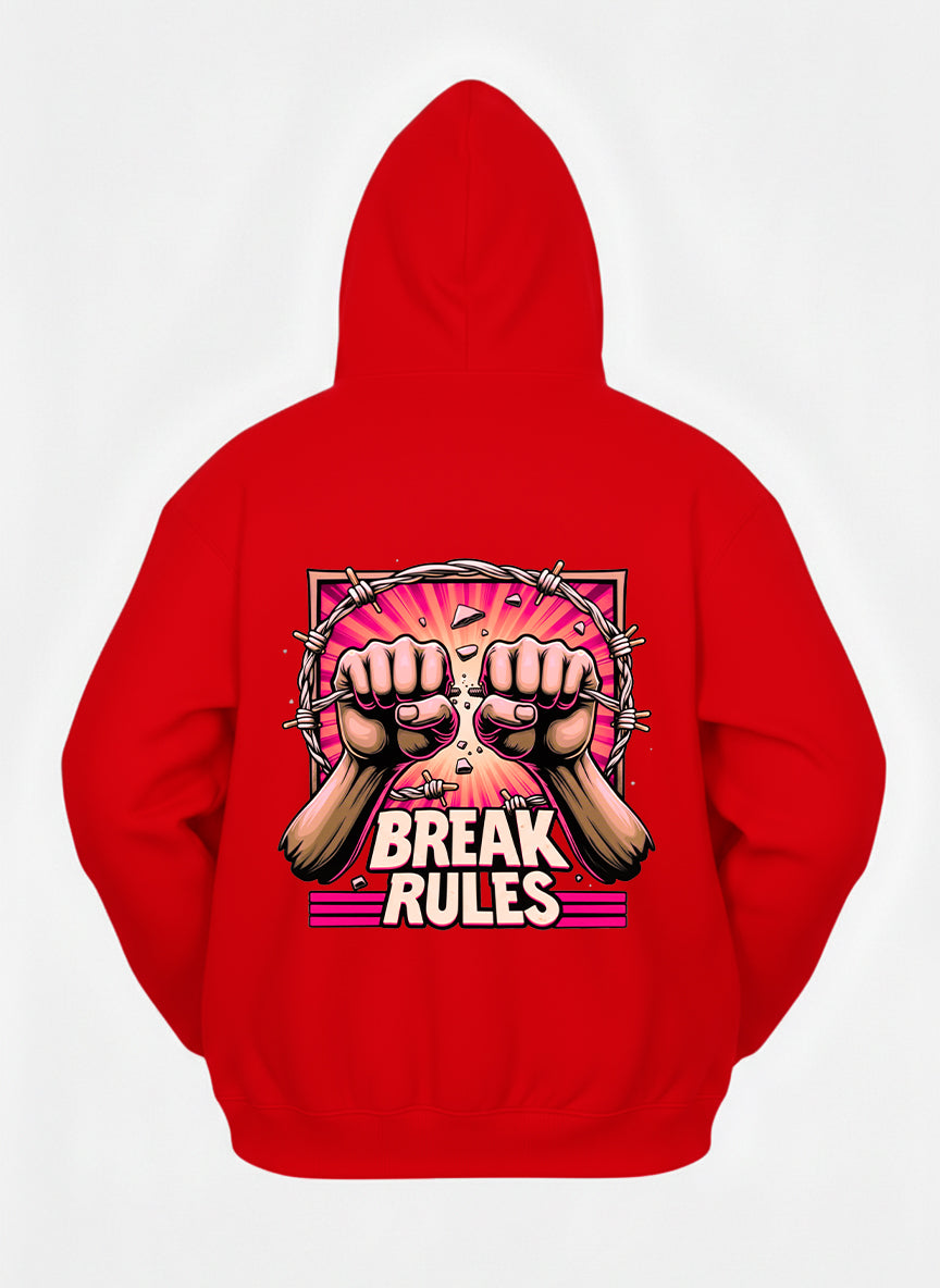Customized Break Rules Hoodies